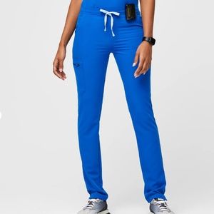 FIGS Yola Skinny Scrub Pants in Royal Blue
